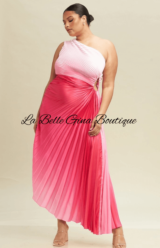 strapless open back dress Red Tulle Ankle Length Ruffle Dress main image 1