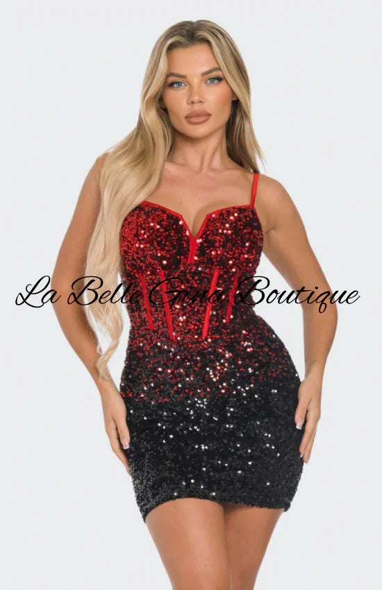 Sparkling Sequin Corset Mini Dress Glam Party Dress Sparkling Sequin Corset Mini Dress Glam Party Dress