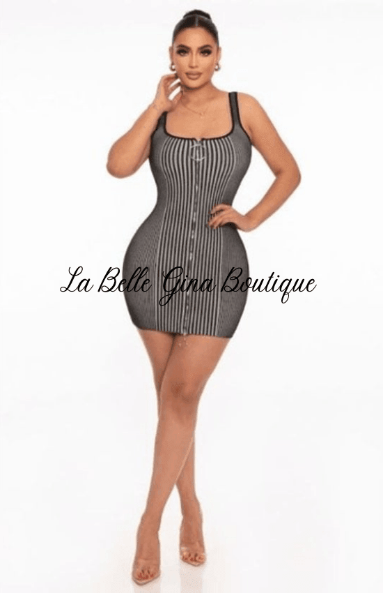 Sophia Slim Fitting with A Scoop Neckline and Bodycon Mini Dress – La Belle  Gina Boutique