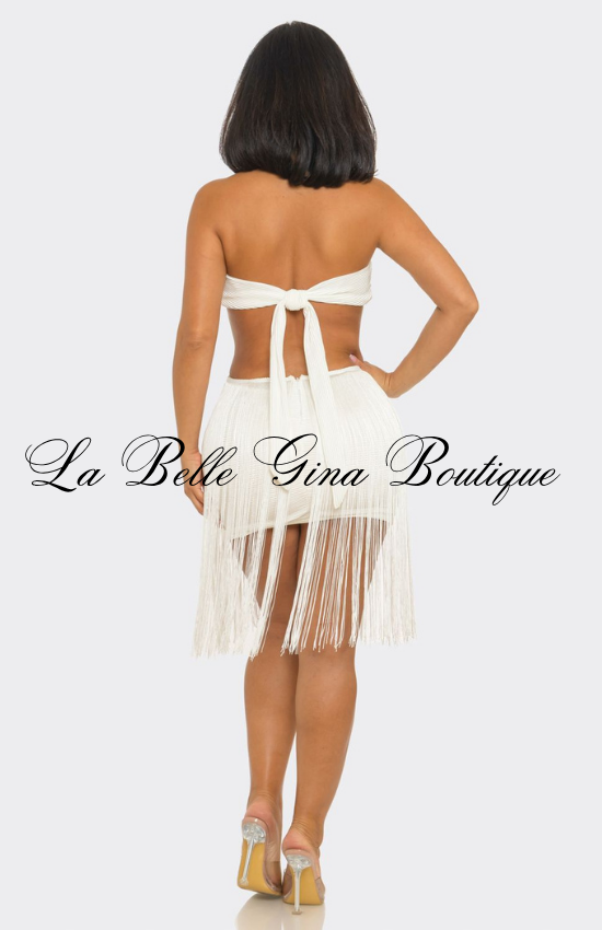 Cutout Fringe Mini Dress for Women | Sexy Vacation & Beach Party Dress