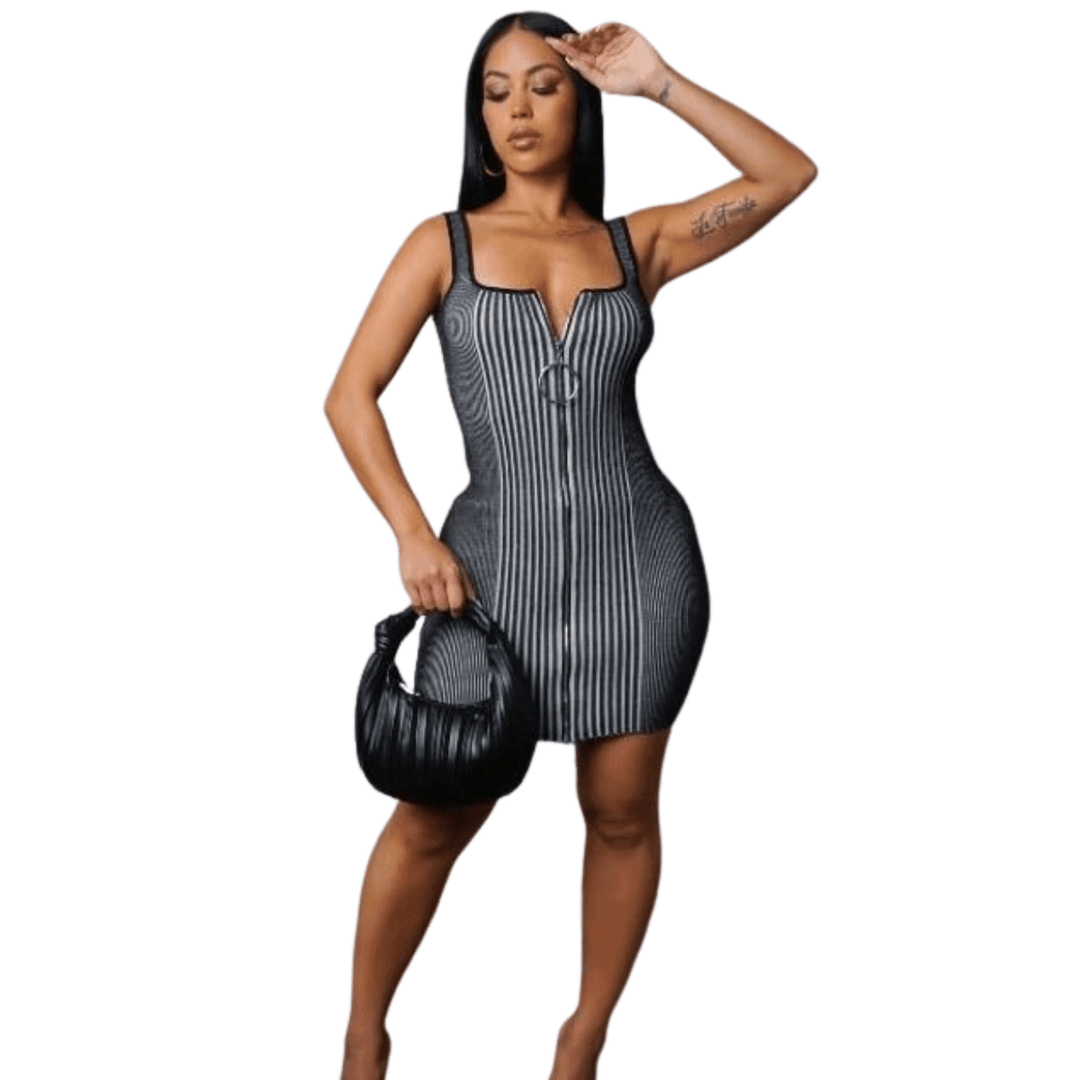 Sophia Slim Fitting with A Scoop Neckline and Bodycon Mini Dress La Belle Gina Boutique Sophia Slim Fitting with A Scoop Neckline and Bodycon Mini Dress La Belle Gina Boutique