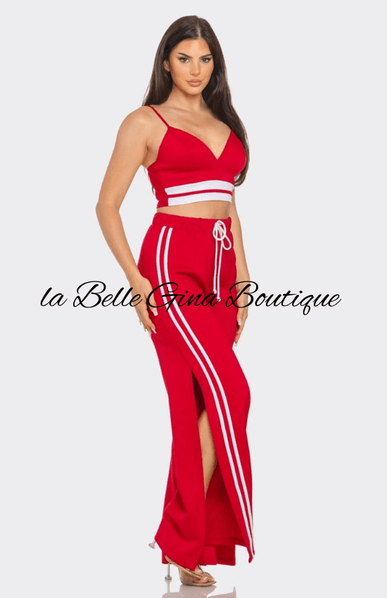 crop top and pants formal