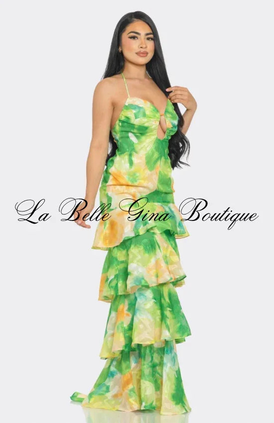 Shop the Best Tropical Maxi Dress for Summer & Vacations Orange Multi / S Shop the Best Tropical Maxi Dress for Summer & Vacations Orange Multi / S