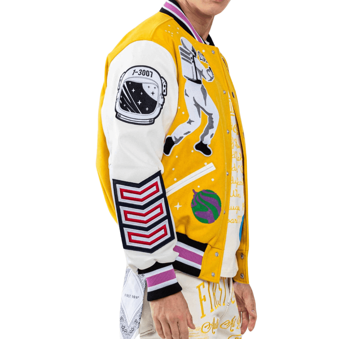 Justin First Row Classic Oversized Varsity jacket