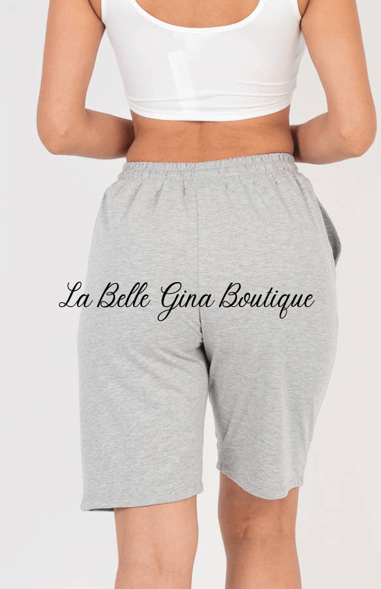 Nia Lounge Sweatshort - La Belle Gina Boutique