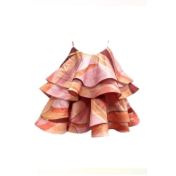 Sara spaghetti Straps Tiered Mini Dress - La Belle Gina Boutique