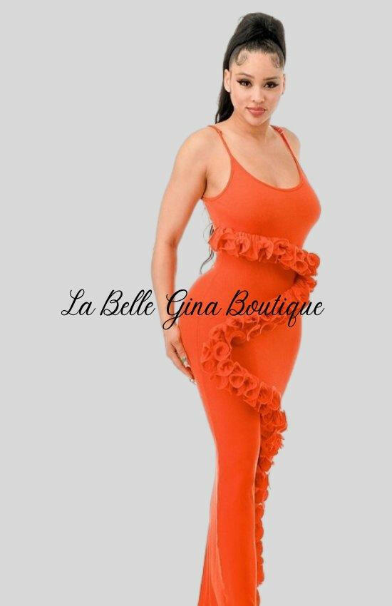 Elegant White Euphoria Maxi Dress - La Belle Gina Boutique
