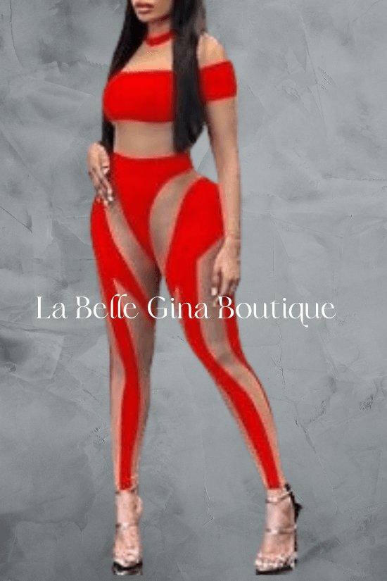 Elly one piece long sleeves jumpsuit - La Belle Gina Boutique