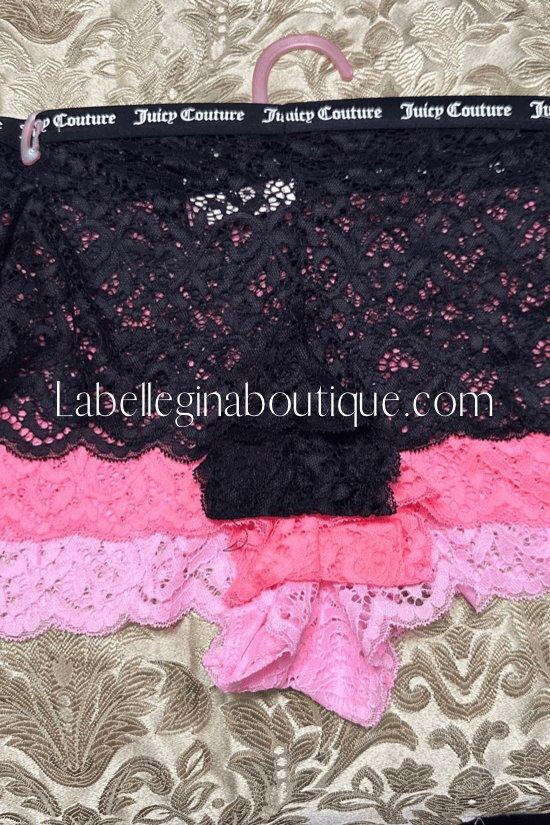 Juicy couture 3pk no show panties - La Belle Gina Boutique