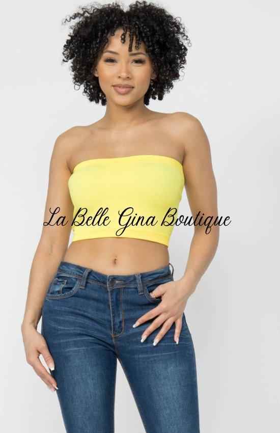 Julie Fits Everybody Bandeau Tube Tops - La Belle Gina Boutique