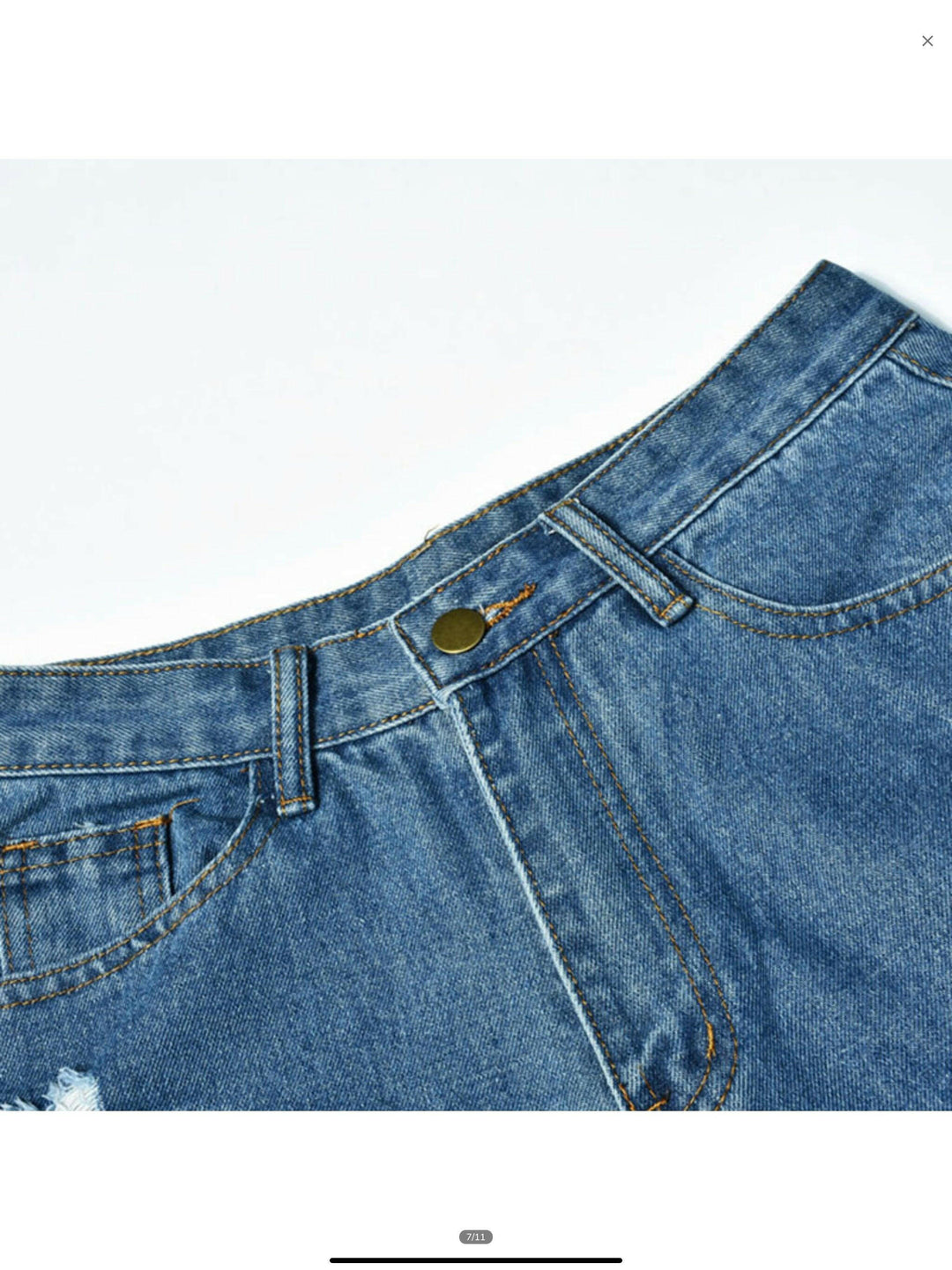 Kale ripped Designed Slim fit jeans. - La Belle Gina Boutique