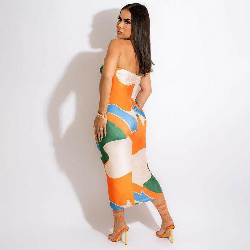LORA sexy chest tight body hip dress La Belle Gina Boutique LORA sexy chest tight body hip dress La Belle Gina Boutique