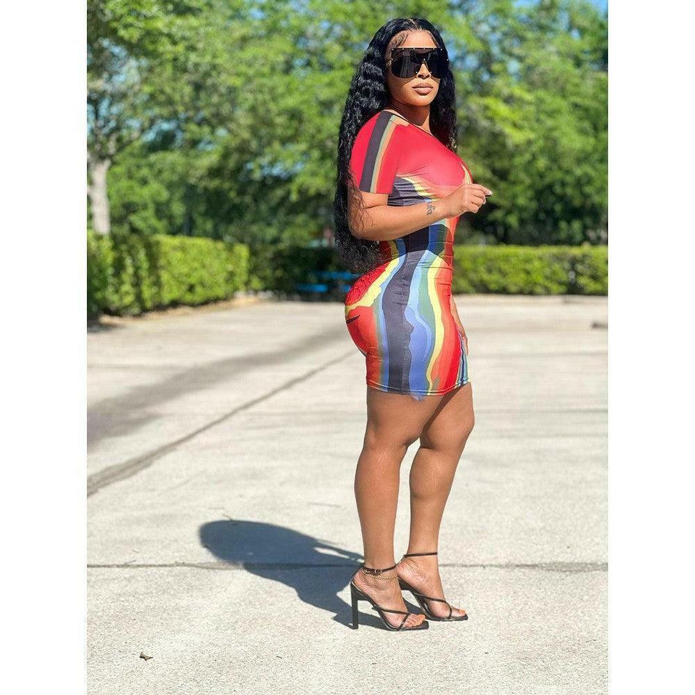 graffiti bodycon dress graffiti dress sold on Temu United States