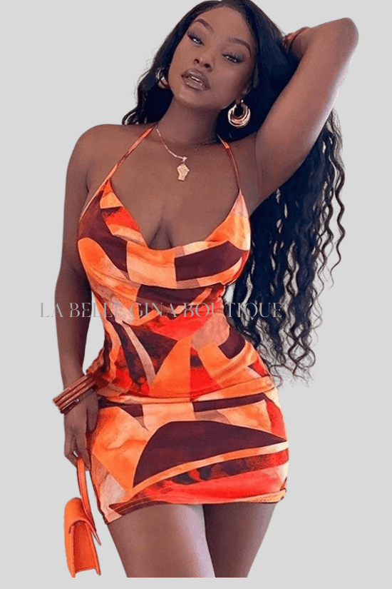 NIA halter open back mini dress.FINAL SALE La Belle Gina Boutique NIA halter open back mini dress.FINAL SALE La Belle Gina Boutique