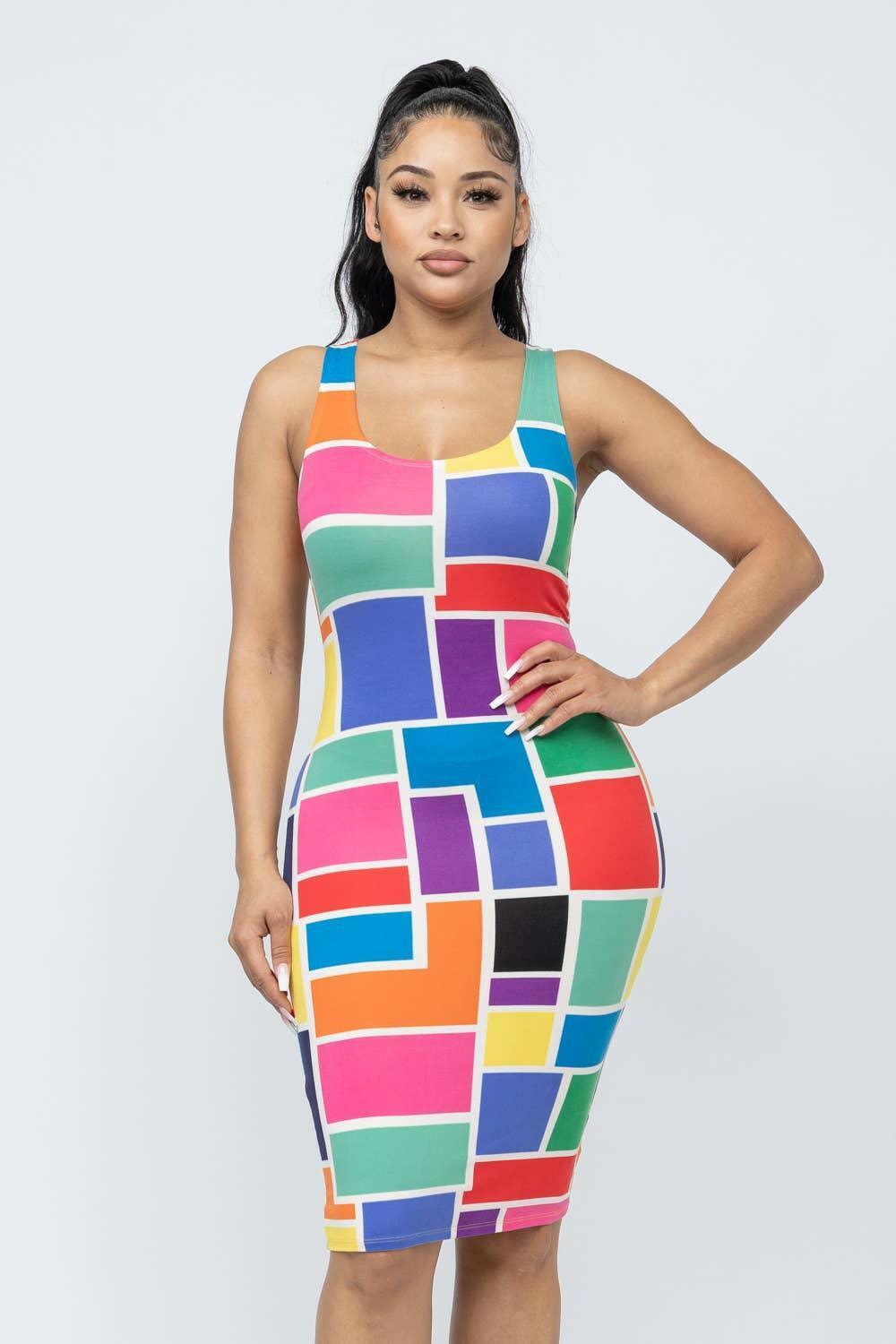 multi print bodycon dress PrettyLittleThing Women's Snake Print Double Layer Slinky Twist Bodycon Dress