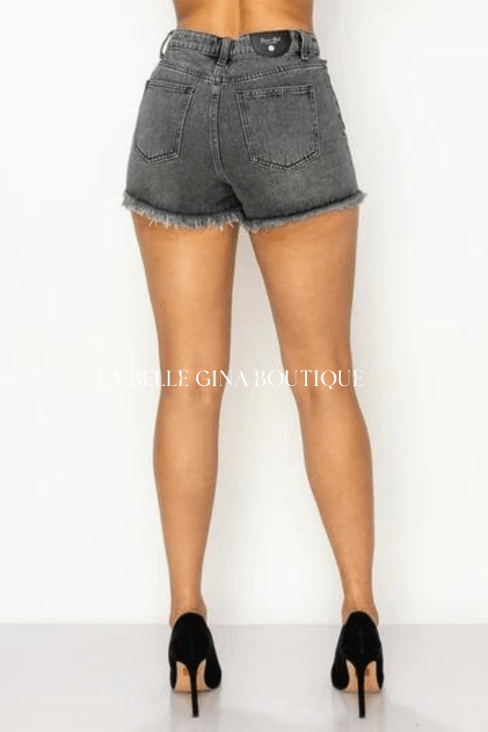 Sasha denim shorts - La Belle Gina Boutique