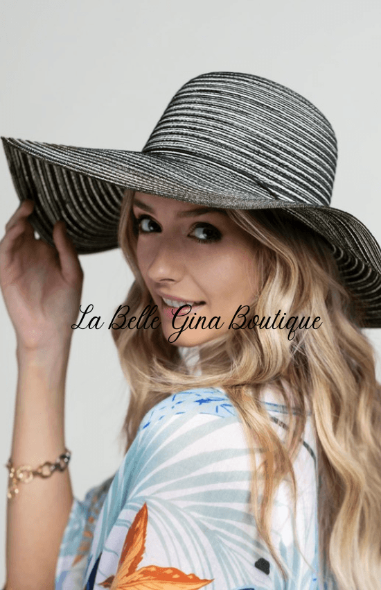 Stripe cinnamon roll Sun Hat - La Belle Gina Boutique